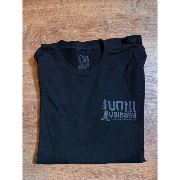 Combat Iron Until Valhalla tshirt large - Picture 2 of 2